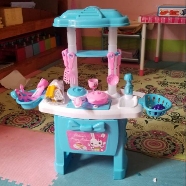 Kitchen set anak murah keran nya bisa hidup | Shopee Indonesia