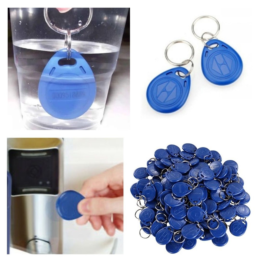 Kartu RFID Card dan Tag Keychain Gantungan Kunci Pintu Hotel Lemari Writetable  Rewritable 111147