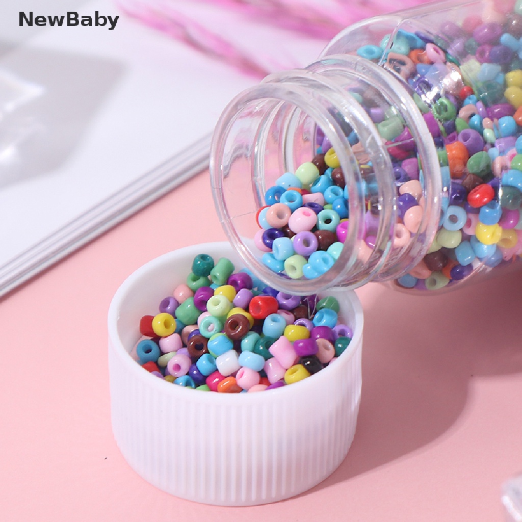 3000pcs Botol Kaca Manik-Manik Ukuran 2mm Untuk Membuat Perhiasan