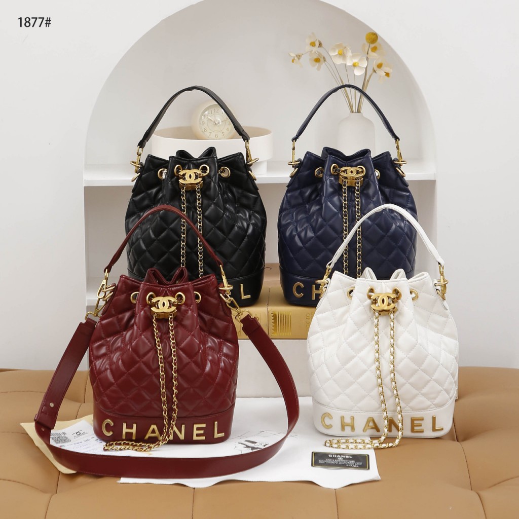 Tas Ch Serut Bucket 1877/ Tas Ch Serut Wanita Import/ Tas Ch Selempang Serut Wanita Cewek Import