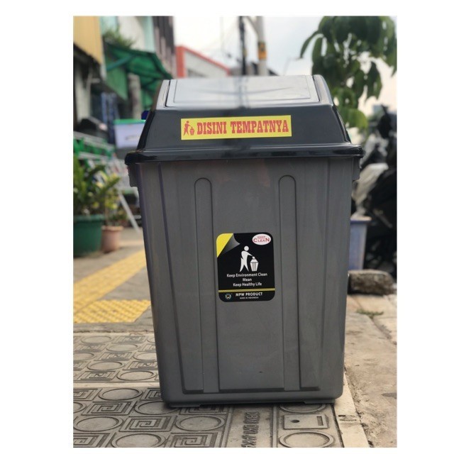 [KHUSUS INSTAN / SAMEDAY] Tempat Sampah MPW 100 Liter dengan Tutup Goyang