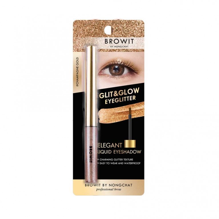 READY Browit By Nongchat Glit &amp; Glow Eye glitter Elegant Liquid Eyeshadow | Eyeglitter