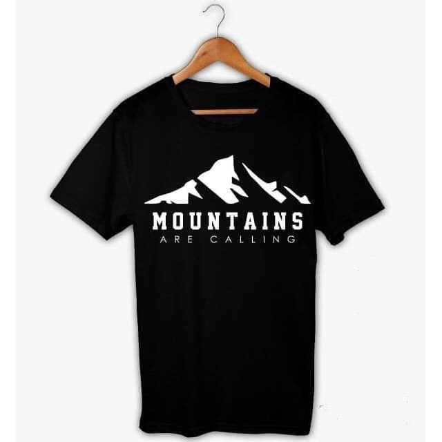 Kaos Tshirt Baju Combed 30S Distro Hiking Gunung Mountains