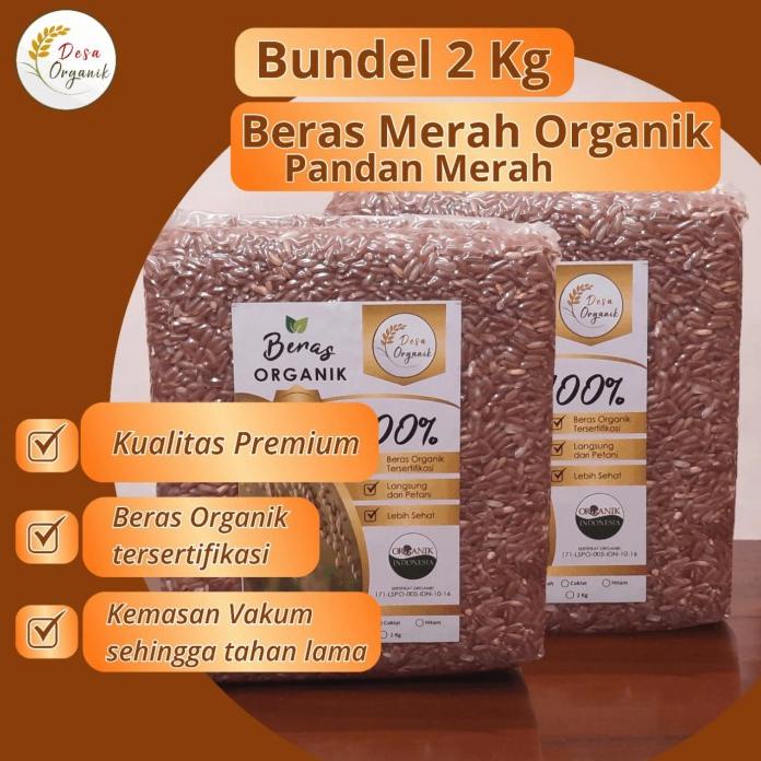 

Beras Organik Pandan Merah (2KG)