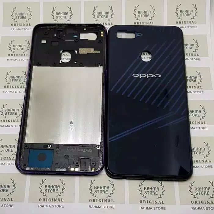 Casing Original 100% Oppo F9 Kesing Fullset Backdoor Backcover