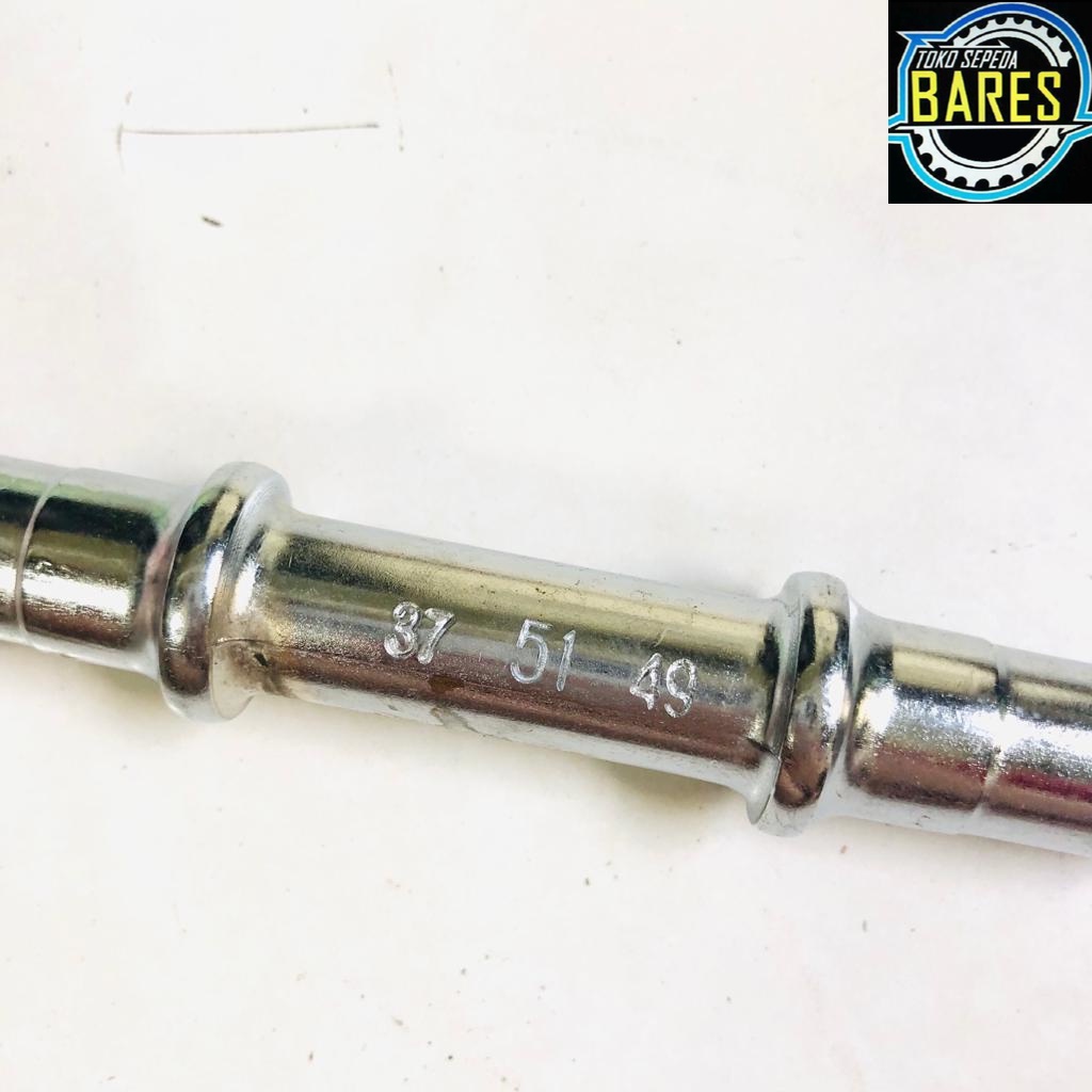 BB Axle Sepeda Chin Haur Y3 / CA Rally / 3616 Mini Bottom Bracket Bulat / As Tengah