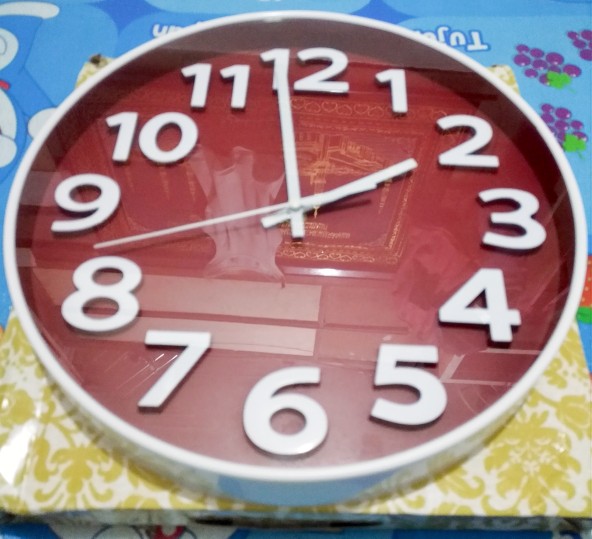 Jam Dinding Kikai Xym2738 Sweep Movement Diameter 30 Cm Best Seller