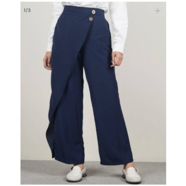 Sale Celana KIRA SLAYER PANTS NAVY Size M by Geulis