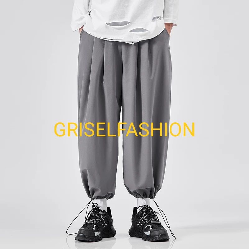 Celana Jogger Streetwear pria