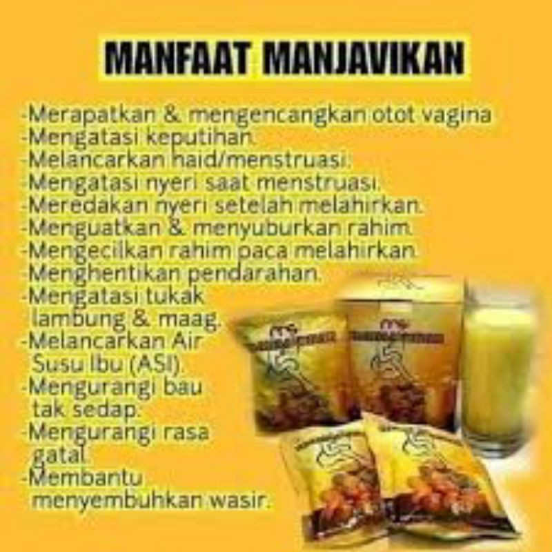 Manjavikan Msi (perapet, pelancar,promil,wasir) bisa COD