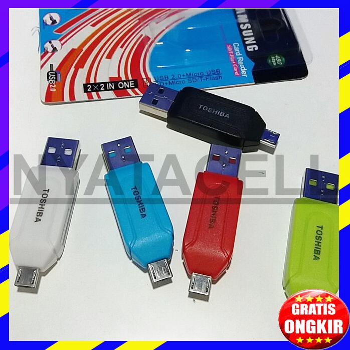 ACC HP OTG CARD READER SAMSUNG 2 IN 1 ANDROID SD CARD MEMORY