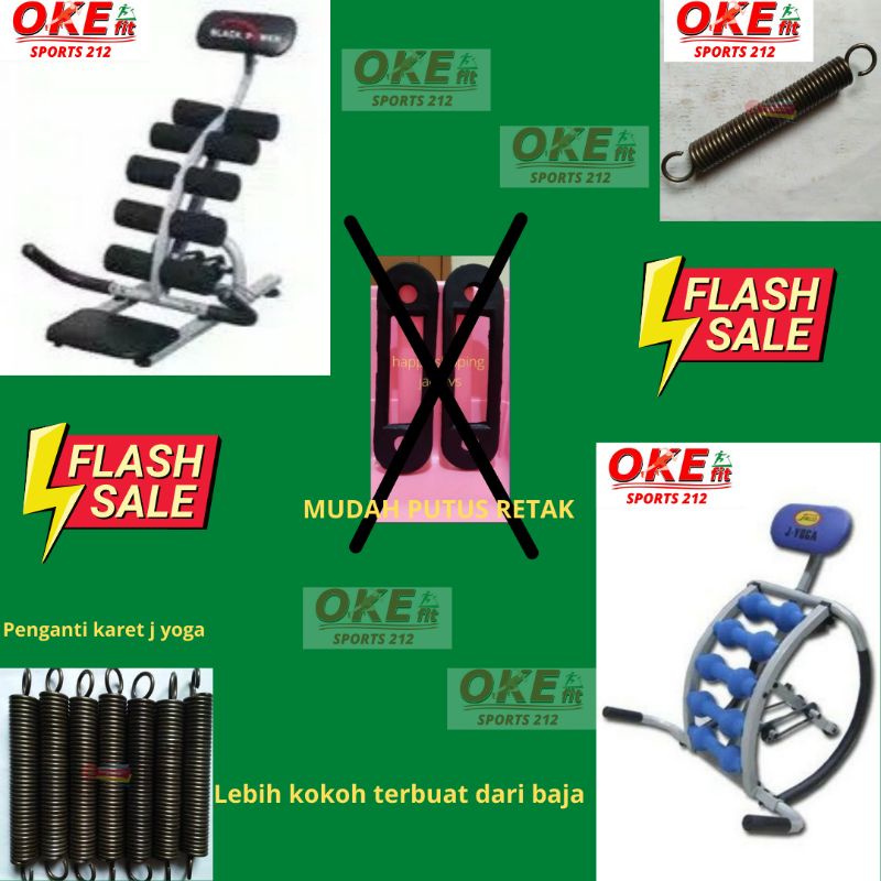 LANGSUNG Kirim 1 Pasang( Kanan, Kiri ) Penganti Karet J yoga Dan Black Power,Power yoga,J-Shapper,J-