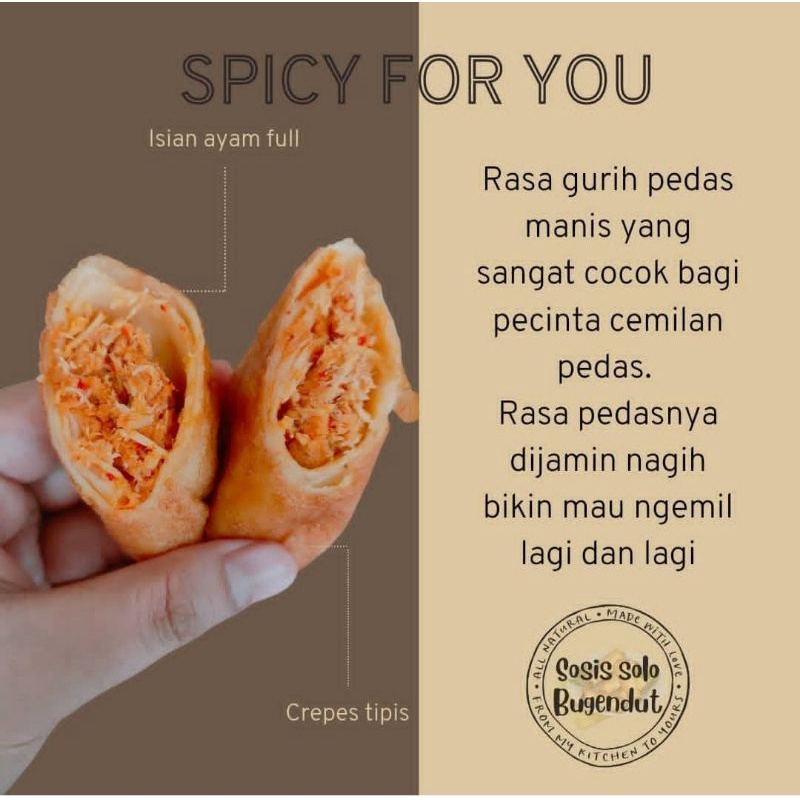 

Bu Gendut Spicy isi 10pcs