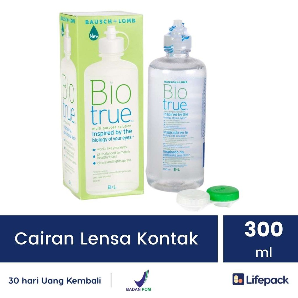 BIOTRUE MPS 60 & 300 Ml - Cairan Pembersih Softlens - LIFEPACK-300 Ml