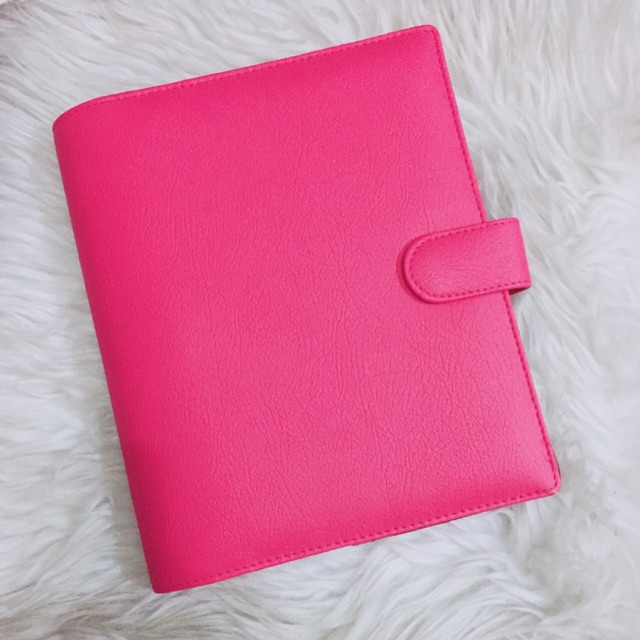 

Binder Kulit Polos Pink Fanta