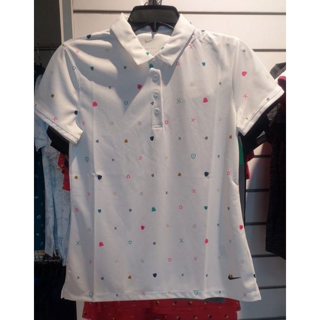 baju golf nike dry-fit victory printed polo shirt original