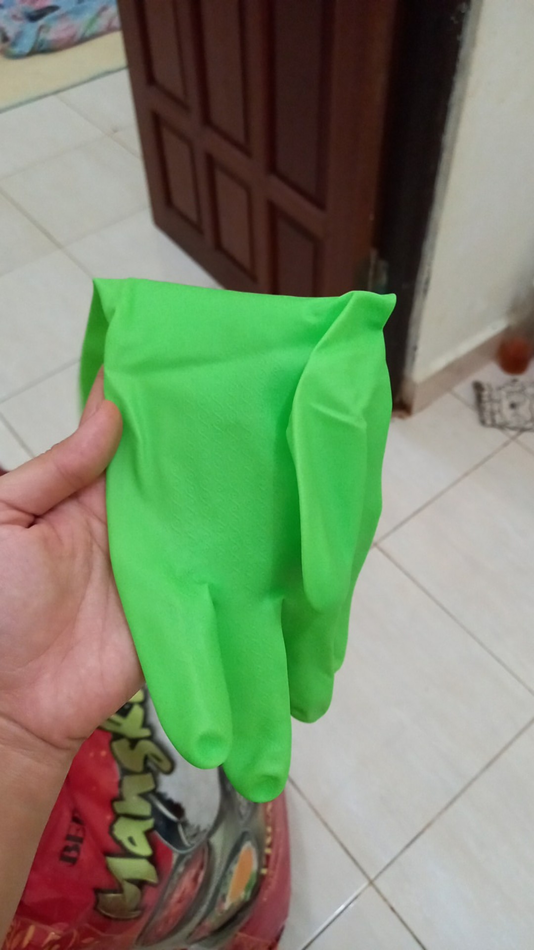 Sarung Tangan Karet Rumah Tangga Dapur Cuci Piring Latex Anti Air Rubber Glove
