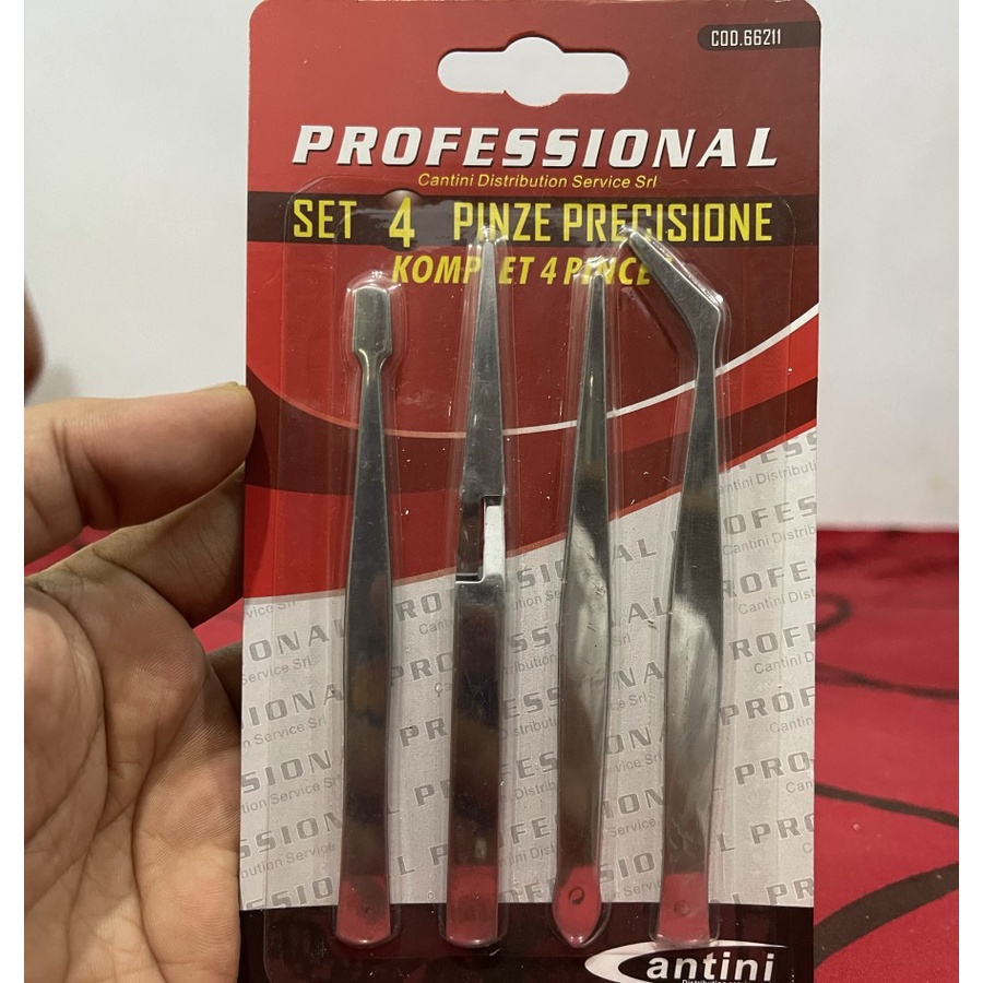 PINSET 4 IN 1 PINSET SET ISI 4 PCS ALAT JEPIT TANAMAN AQUASCAPE AQUARIUM