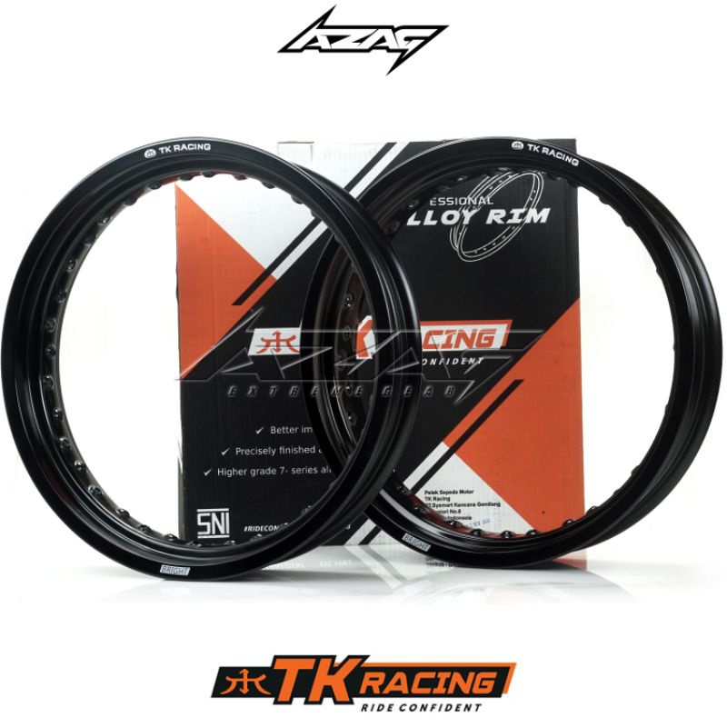VELG TK RACING 300/350 RING 17/17-36 BLACK