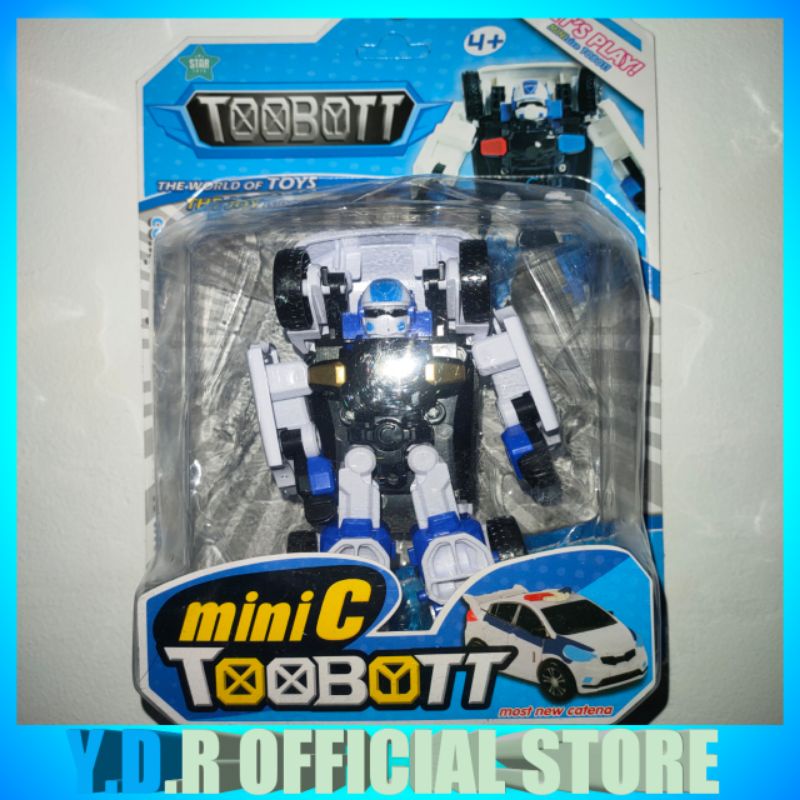 MAINAN ANAK ROBOT TOBOT TRANSFORMERS ROBOT BISA BERUBAH JADI MOBIL TOBOT HELI ATHLON PMK PROMO COD-ROBOT BIRU MOBIL