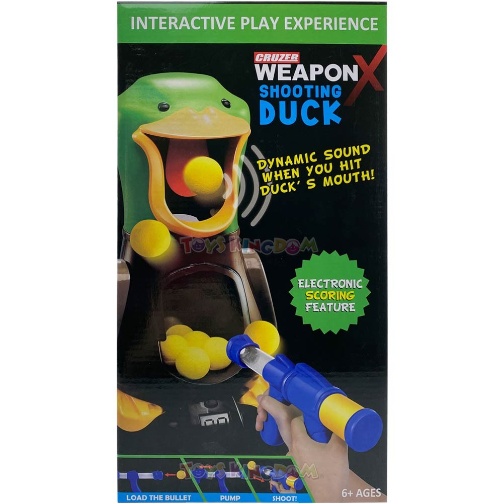 CRUZER WEAPON X MIGHTY POPPER SHOOTING DUCK ORIGINAL PLAYSET