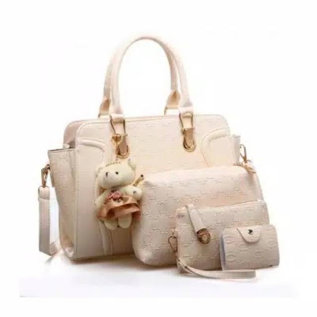 TASMURAH30_Tas Wanita Despacito/ Tas Bahu Set 4in1