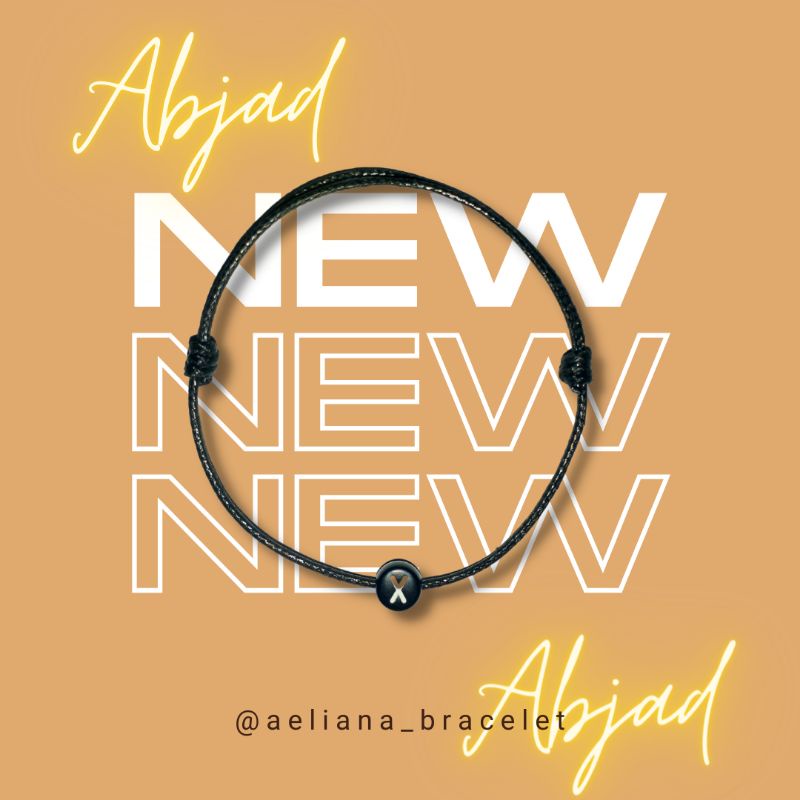 Gelang Abjad / Huruf Inisial