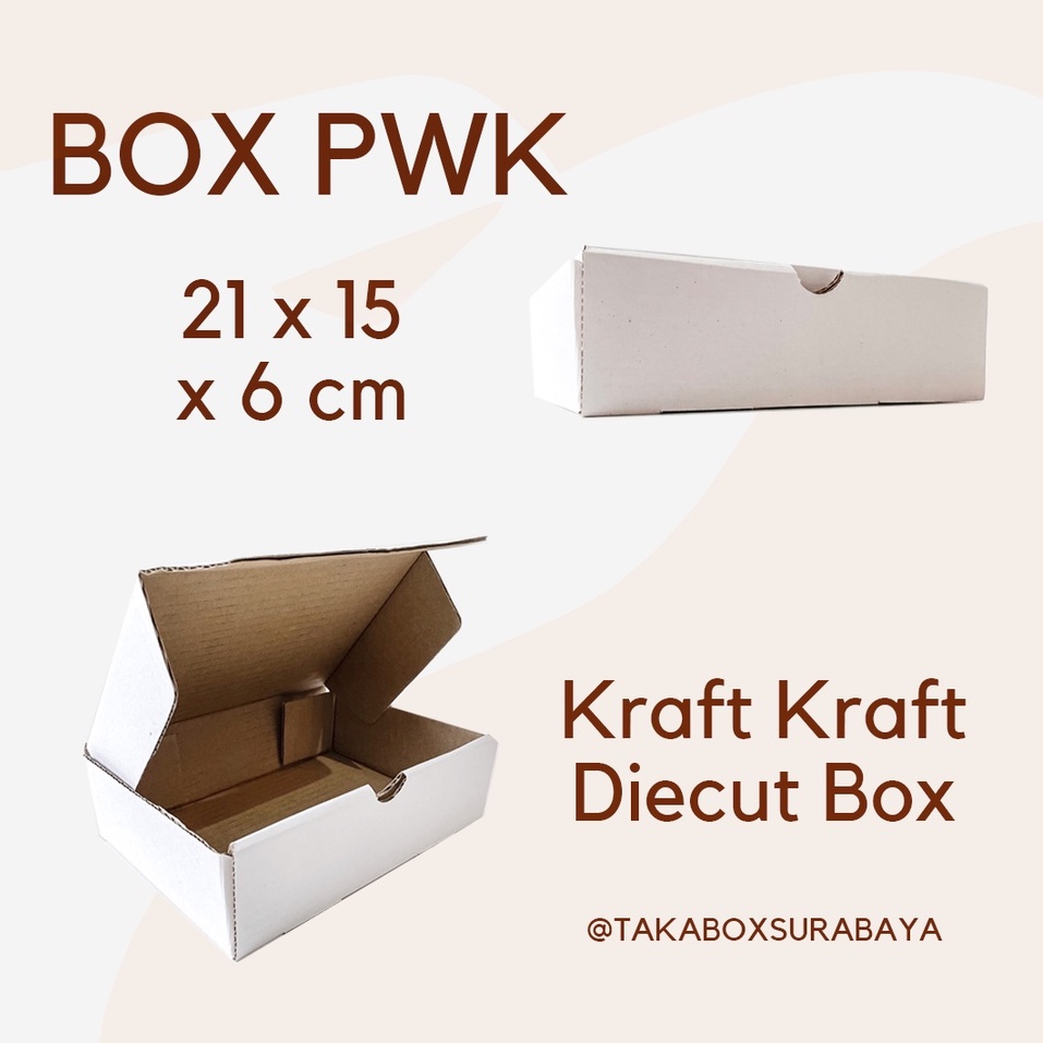 

5 pcs Box kardus polos kemasan packaging serbaguna multifungsi diecut murah ecer souvenir (PWK)