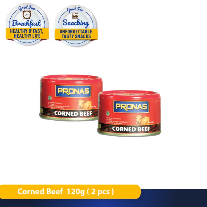 

Gg0Hh Pronas Kornet Sapi Regular (Kemasan Kaleng Eoe) 120 G (Bundling 2 Pcs) Ds0kk