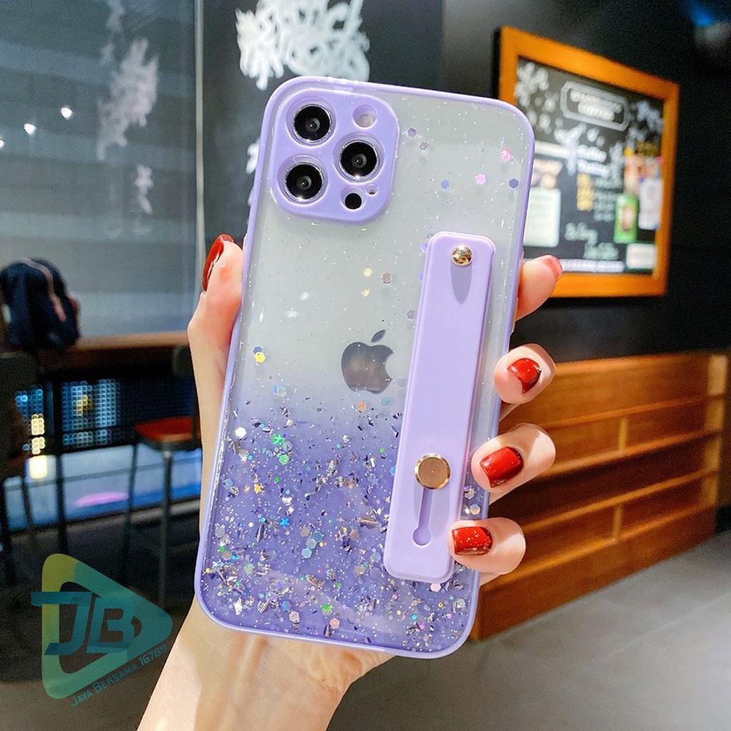 YS001 SOFTCASE AKSEN GLITTER WARNA MACARON IPHONE 6 6+ 7 8 8+ 7+ X XS XR MAX JB5440