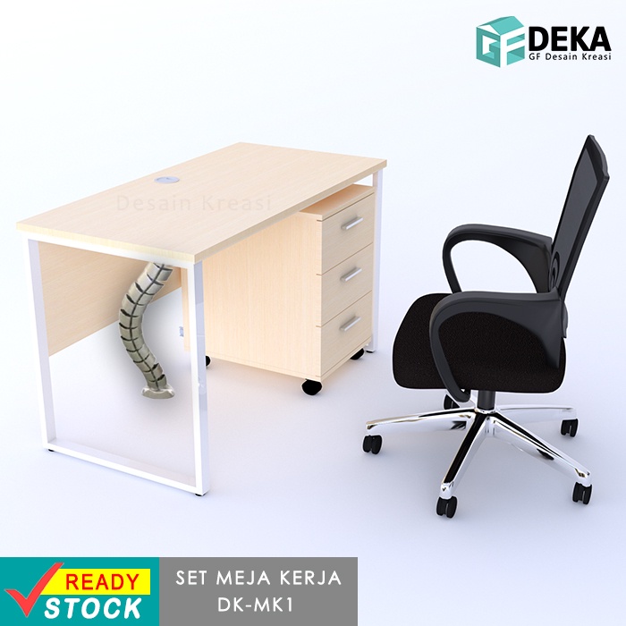 Paket Meja Kerja Lengkap Set Meja Kerja - DK-MK-1