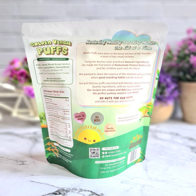 Alamii Snack Bayi Sehat No MSG 25 gram - Golden Veggie