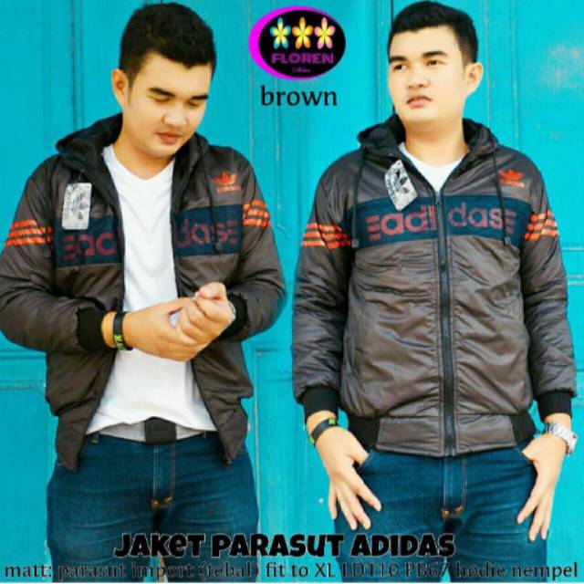 Jacket parasut adidas