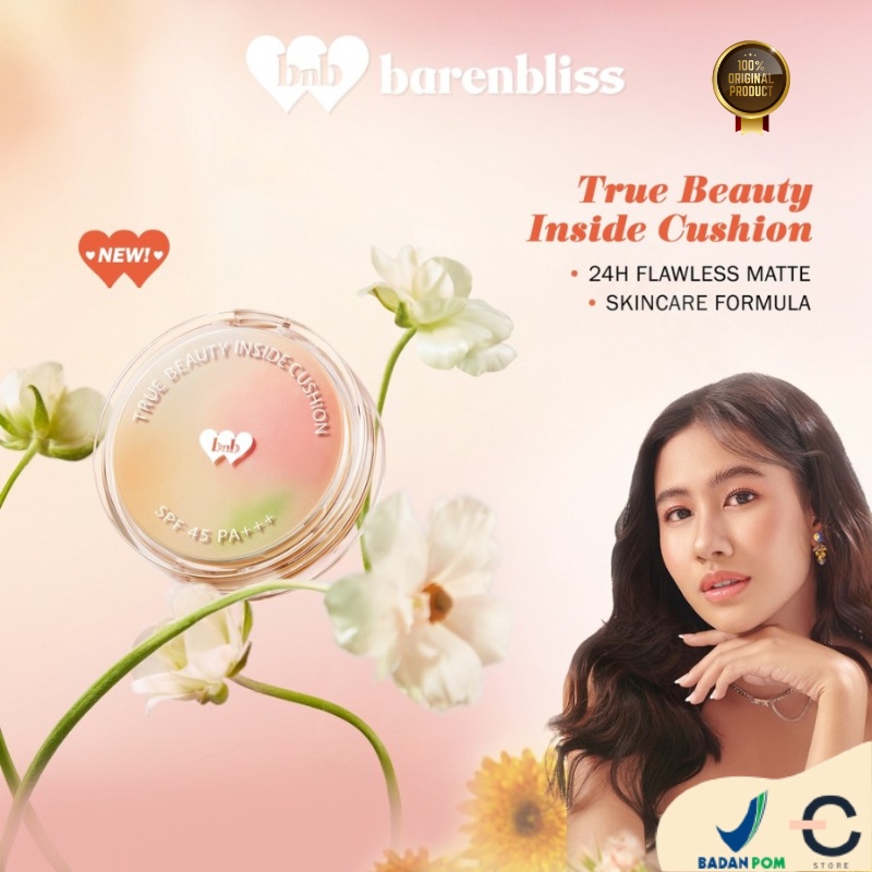 [ORI &amp; READY] BNB barenbliss Korean Bloomatte True Beauty Inside Cushion [24H Full Coverage]