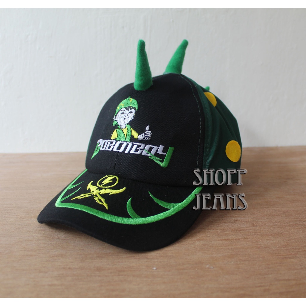 DIERSI STORE TOPI BOBOIBOY ANAK TERBARU/TOPI BOBOIBOY MODEL TANDUK/TOPI BASEBALL BOBOIBOY