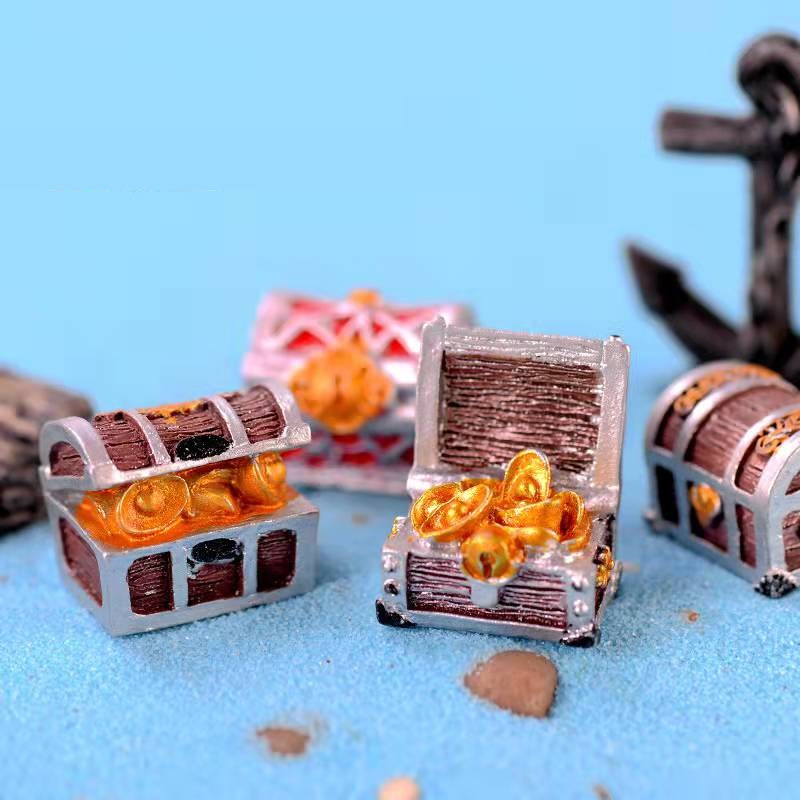 Cake Topper Toper Hiasan Kue Miniatur Ultah Treasure Peti Harta Karun