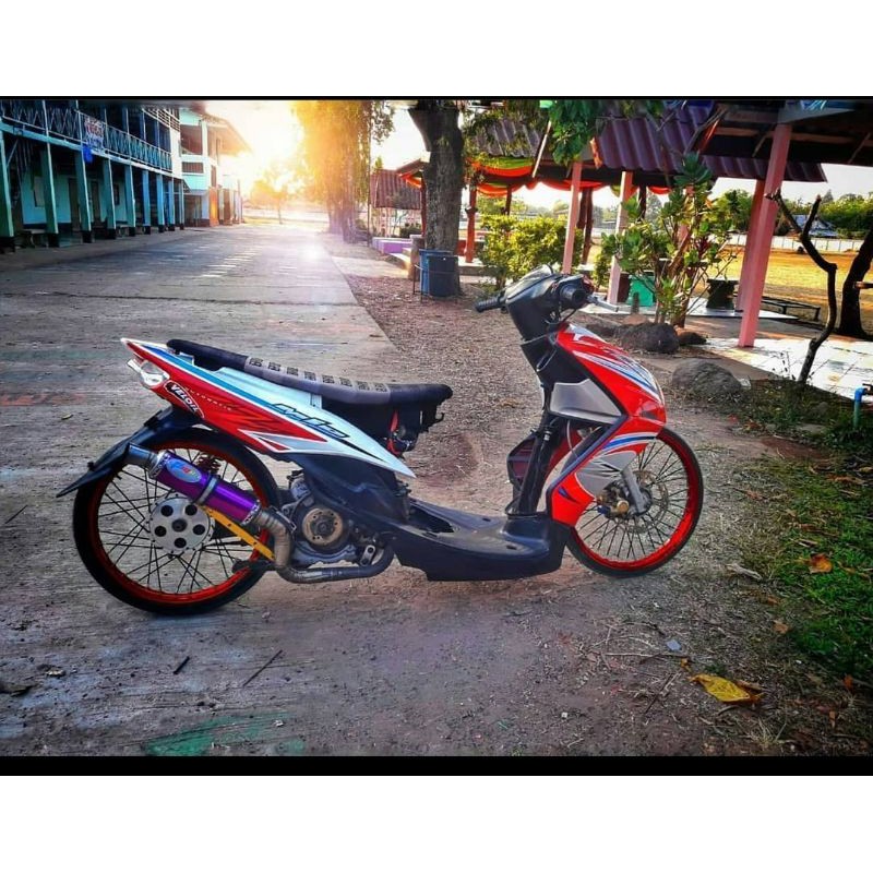 striping stiker variasi mio soul mx