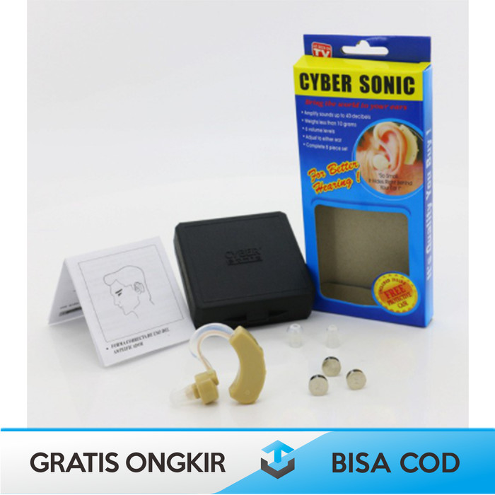 ALAT BANTU DENGAR ORANG TUA TELINGA CYBER SONIC ORIGINAL HEARING AID