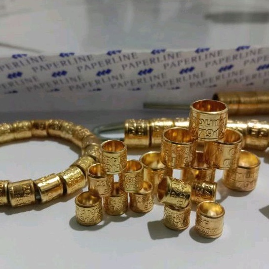 TERBARU Ring ukir Kuningan custom nama.ring lovbird. ring perkutut kuningan timbul Ring SI.RING P3si