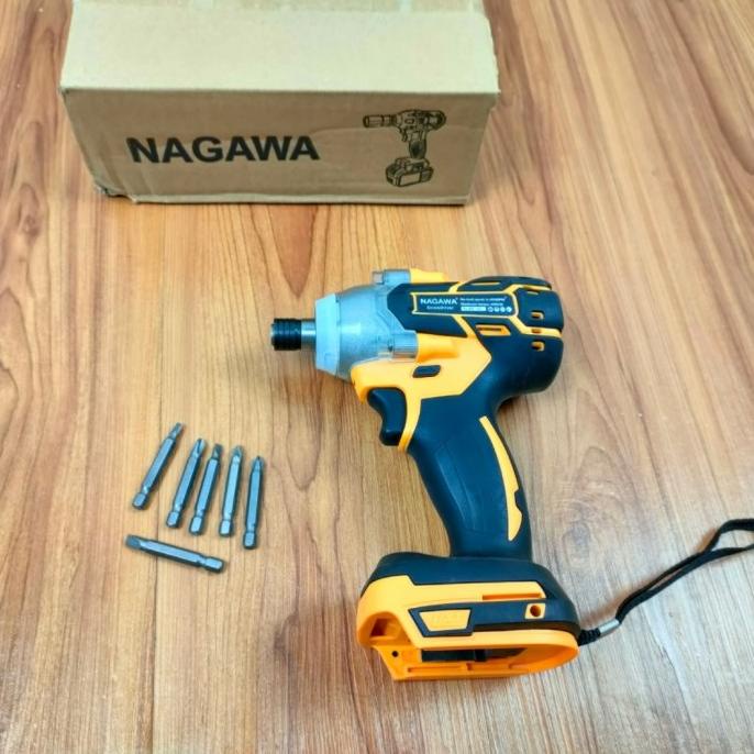 Nagawa Impact Driver Nagawa Bor Obeng Brushless Unit Only Termurah