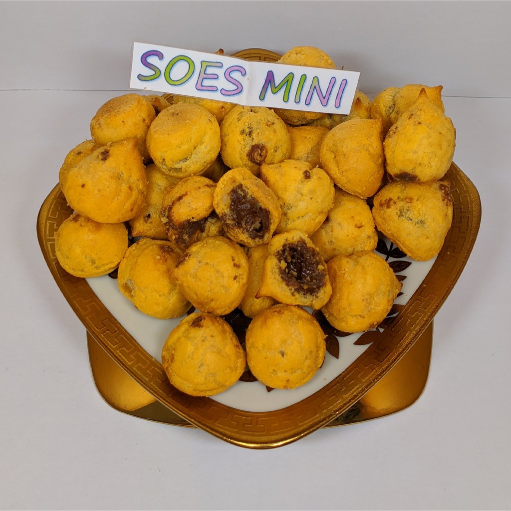 

Soes mini, soes kering mini, soes kering coklat, soes coklat 1 kg