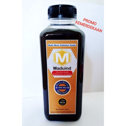 

PROMO KEMERDEKAAN| Madu Asli Murni 100% Madu Mesir Habbatussauda 700 gram