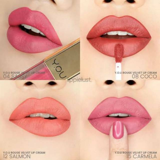 Original Warna Baru Y O U You Rouge Velvet Matte Lipcream Bpom Lipstick Shopee Indonesia Lipstik you no 13