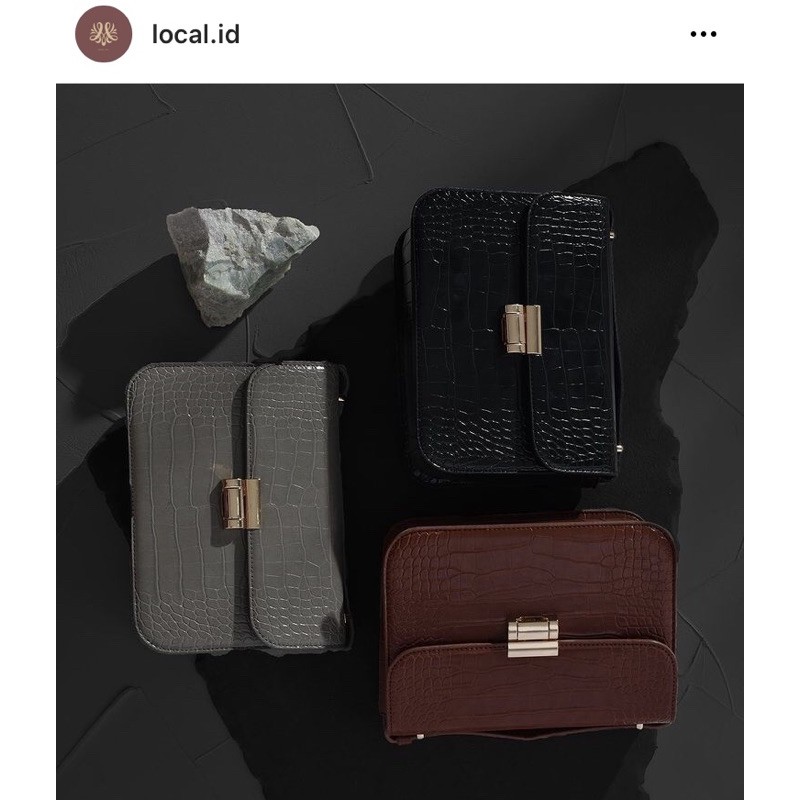 Brooklyn Croco Bag Local id