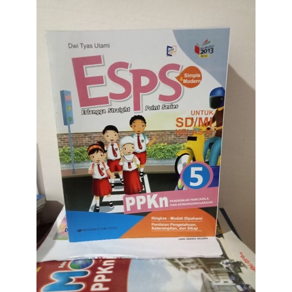 buku esps PPKn kelas 5 SD Erlangga