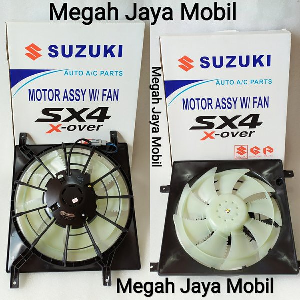 Terjangkau motor fan ac x-over sx4 komplit atau extra fan assy kipas x over sx 4 original