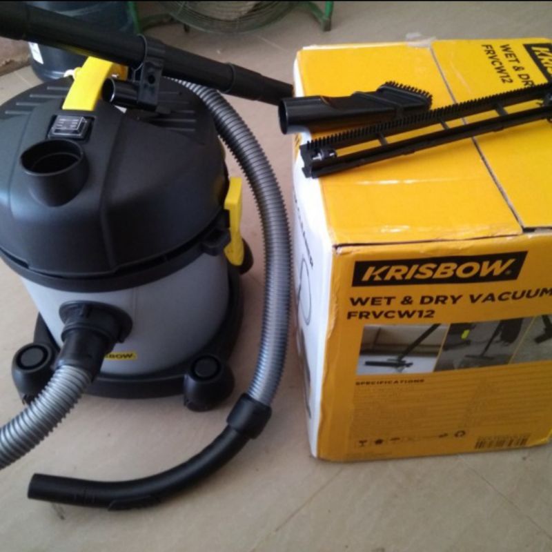 Jual Krisbow vacuum cleaner penghisap debu kering dan basah 12 liter