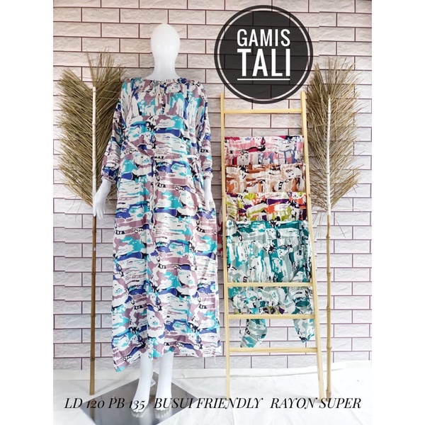 GAMIS TALI BUSUI FRIENDLY TALI SAMPING AKSEN RUMBAI DIBAWAH FASHION MUSLIM TERLARIS RECOMENDED
