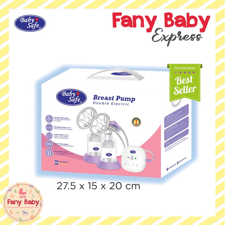 BABY SAFE BREAST PUMP DOUBLE ELECTRIC / P12BPE02