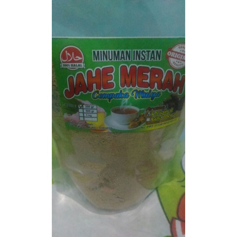 

Minuman Instan Jahe Merah